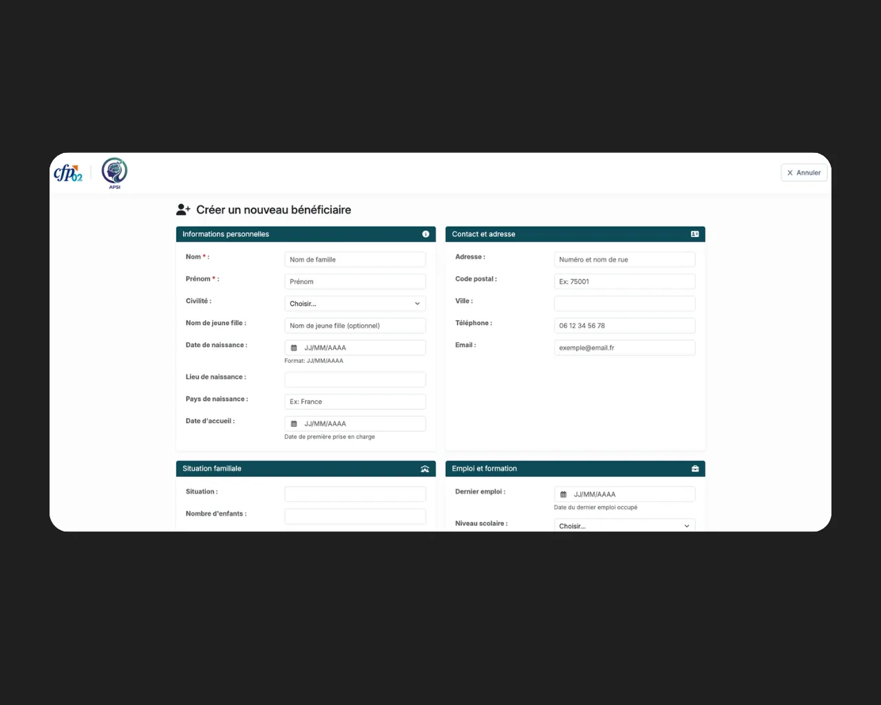 APSI - Gestion des suivis psychologiques 3